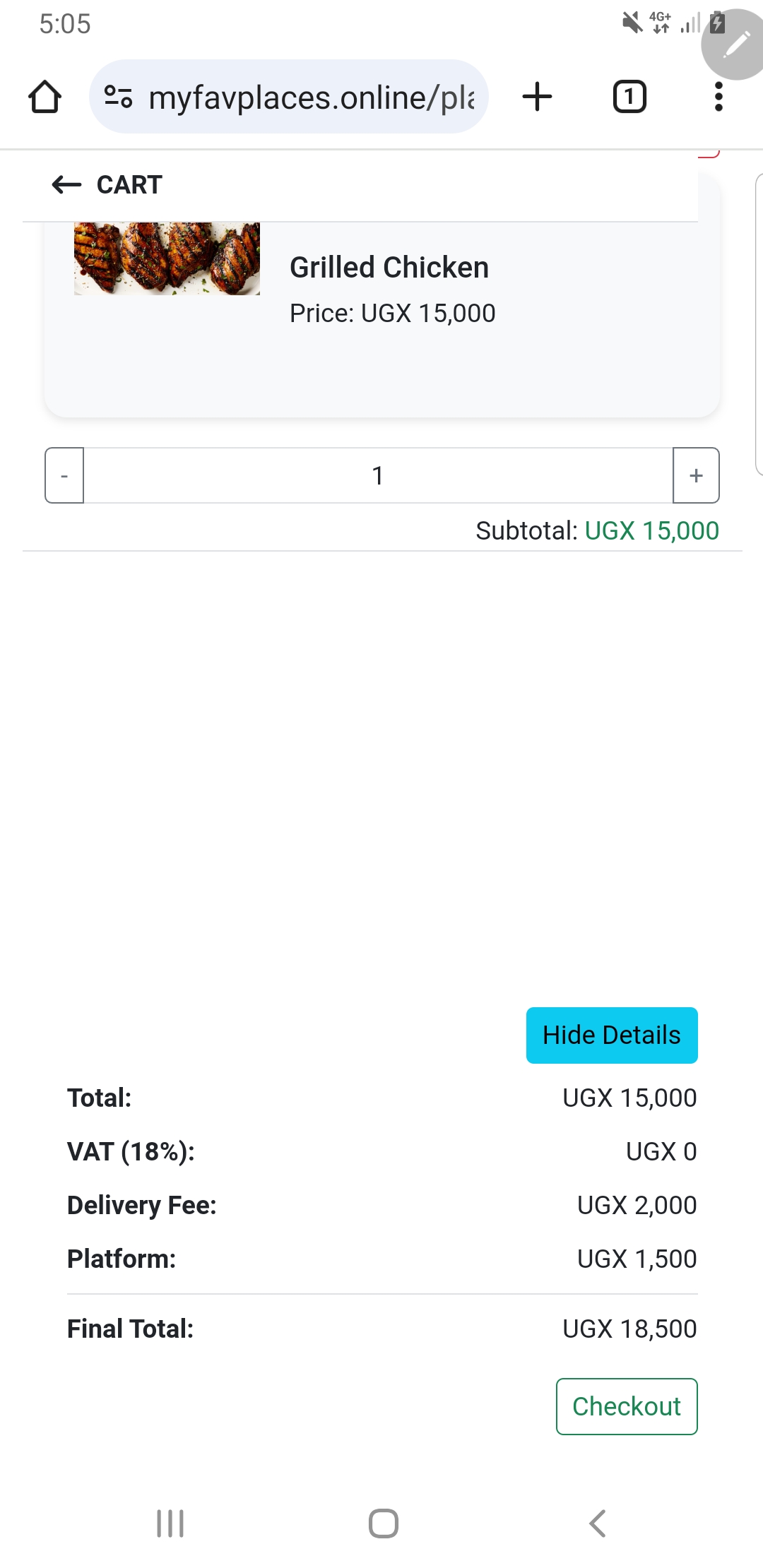 App screen 9